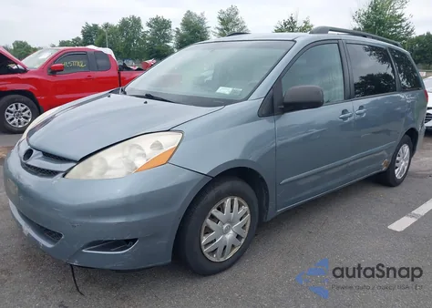 2007 Toyota Sienna Le z USA, uszkodzony, nr VIN 5TDZK23C27S084185